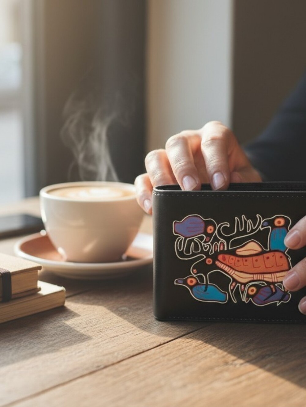 Norval Morrisseau Wallet - Moose Harmony 1002